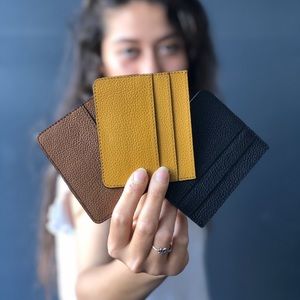 Leather cardholders - Kayde Leather